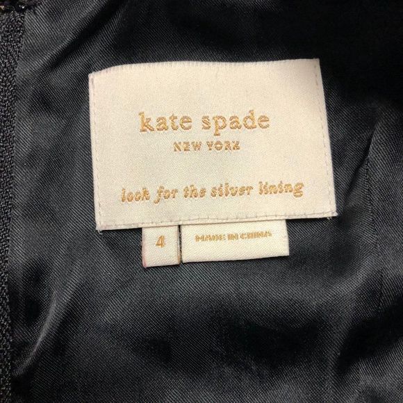 Kate Spade Retro Fringe Dress 1960s Christmas Cocktail Party Holidays - Picture 8 of 12